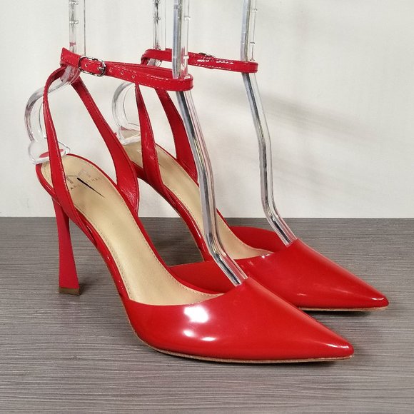 Marc Fisher Sereno Pump, Red , Womens Size 7.5 / 38 - Picture 1 of 11